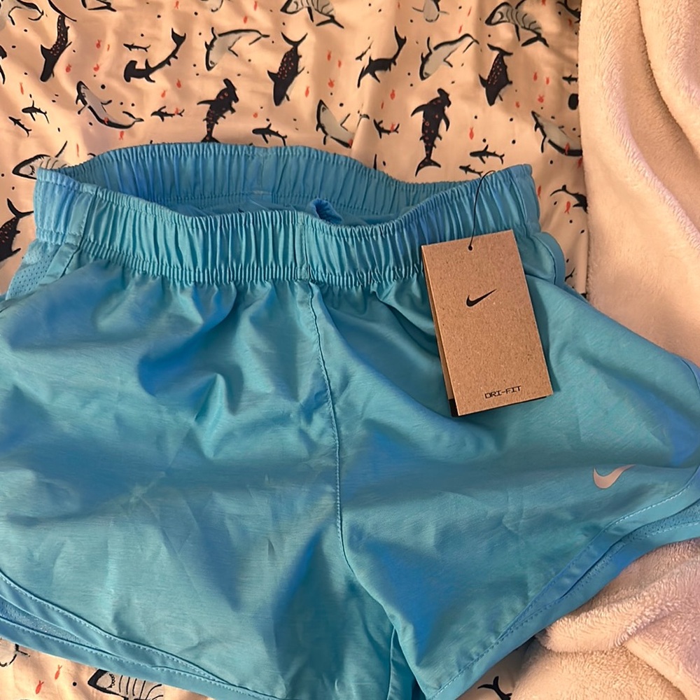 Nike Aqua Blue Running Shorts NEVER WORN XS
